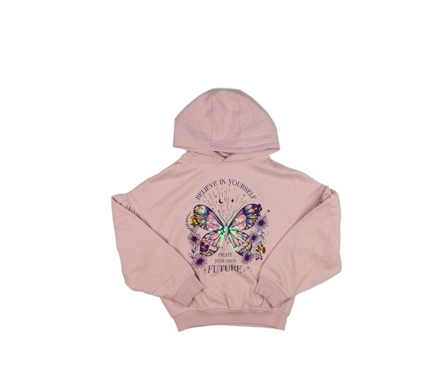 Růžová mikina s motýlkem George
