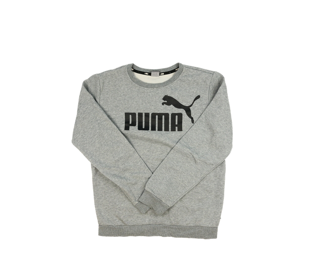 Šedá melírovaná mikina vel. 176 Puma 