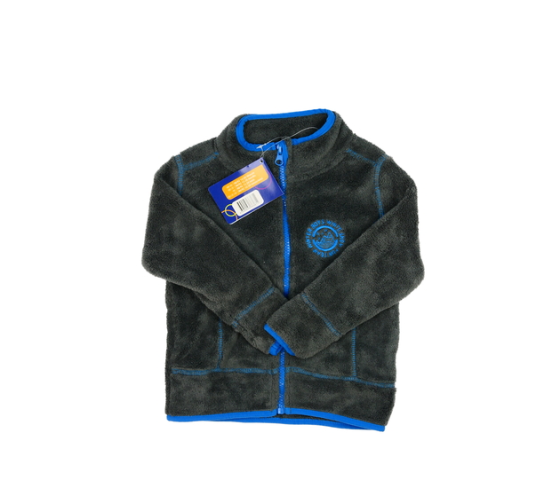 Nová šedá mikina s modrými detaily 