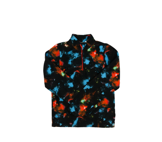 Tmavá batikovaná fleecová mikina Mountain Warehous