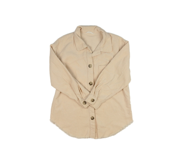 Hnědý košilový kabátek