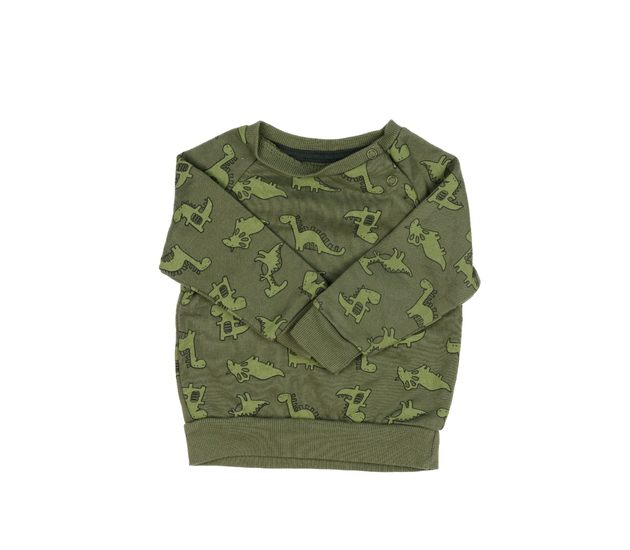 Zelená mikina s dinosaury Primark