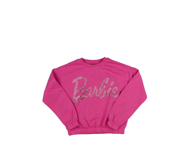 Růžová kratší mikina Barbie