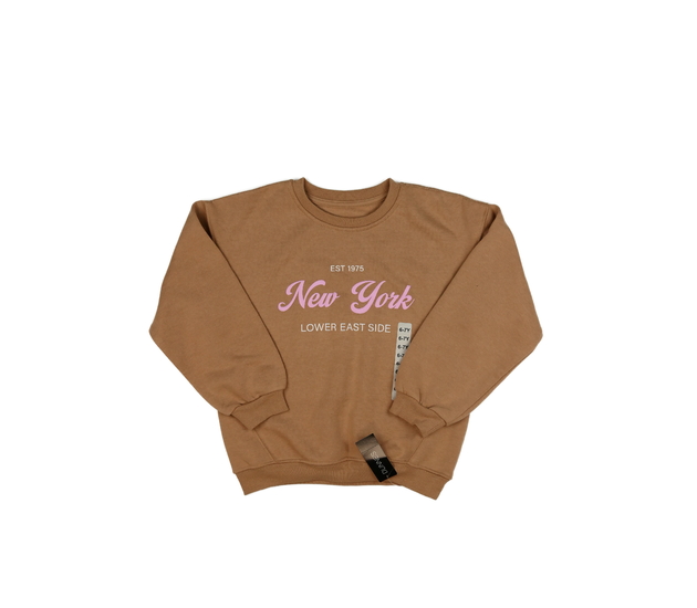 Nová hnědá mikina 