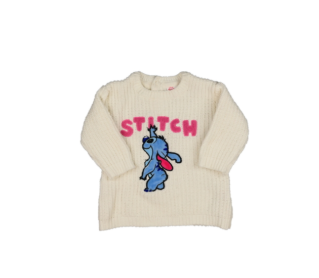 Krémový svetr Stitch Primark