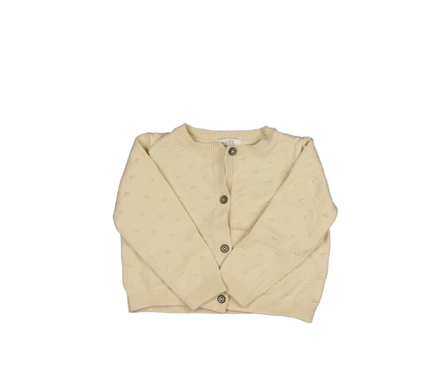 Světle hnědý propínací svetr s nopíky Next