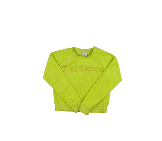 Žlutá semišová mikina 