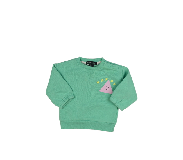 Zelená mikina s geometrickými tvary Primark