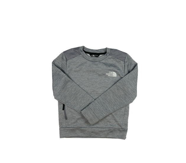 Šedá melírovaná mikina The North Face