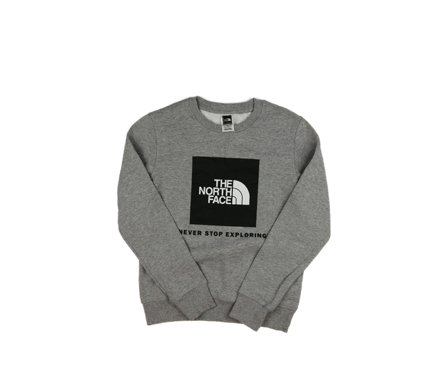 Šedá melírovaná mikina The North Face