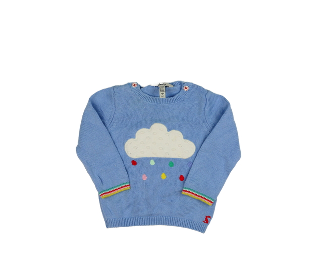 Modrý svetr s mráčkem Joules 