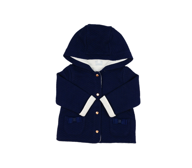 Tmavě modrá mikina s mašličkou Bluezoo