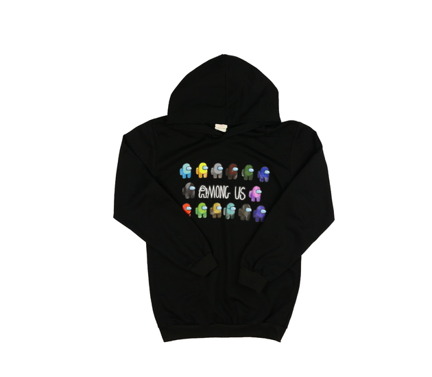 Černá slabá mikina Among Us 