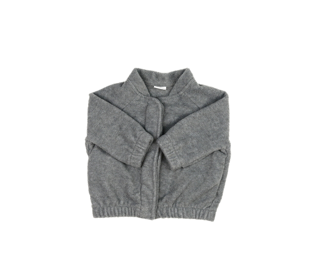 Šedá melírovaná teplá mikina Next