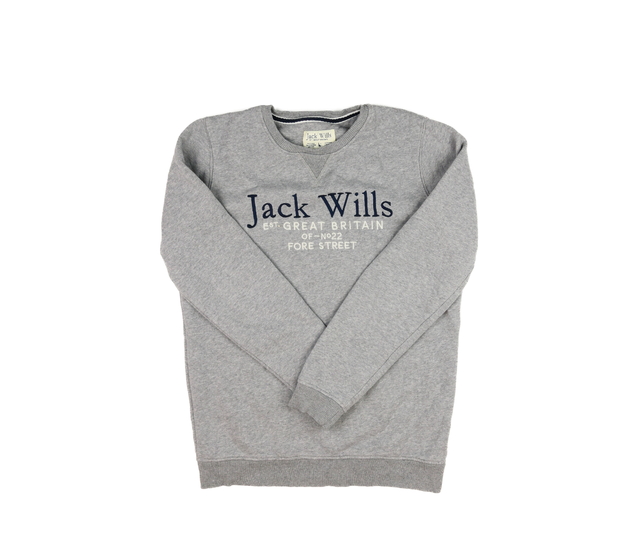 Šedá melírovaná mikina 