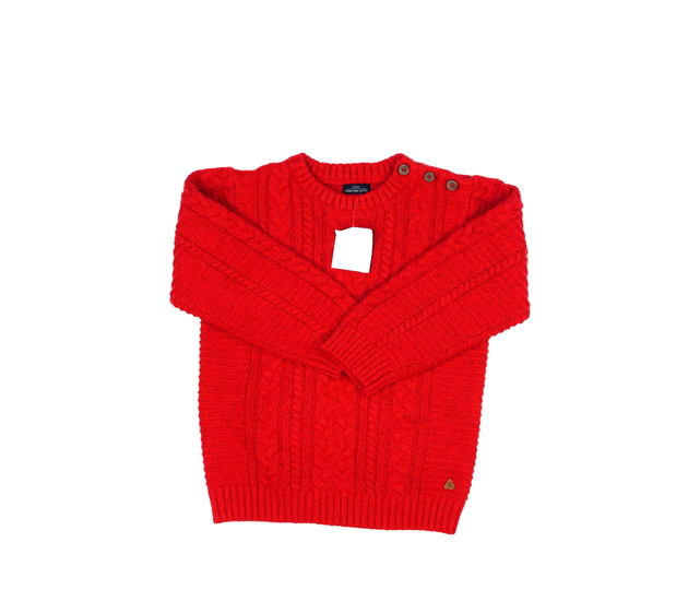Nový červený vzorovaný svetr Next