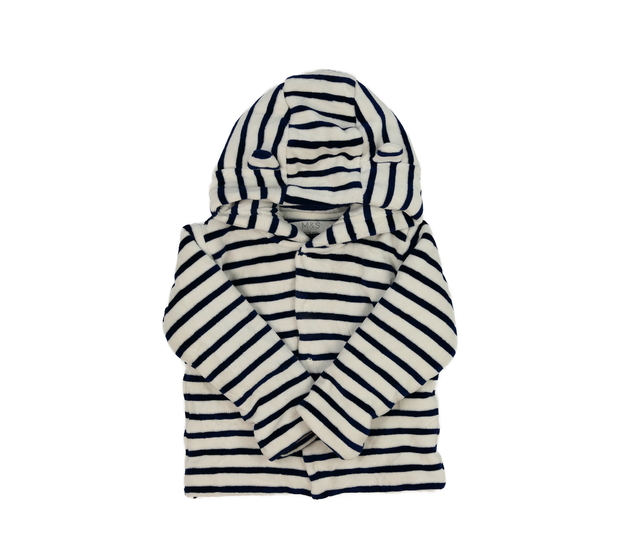 Bílá mikina s modrými pruhy M&S