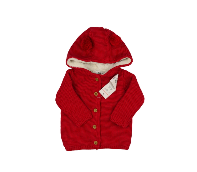 Nový červený svetr s oušky F&F