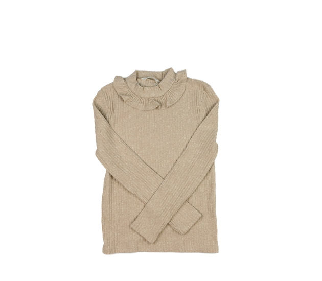 Hnědý melírovaný svetr C&A