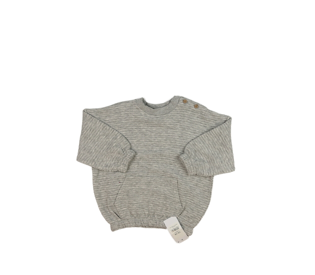 Nová šedá melírovaná mikina George