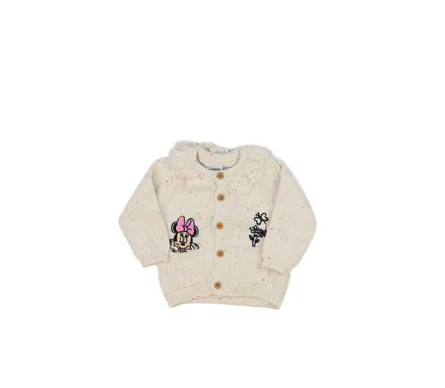 Světlý melírovaný svetr Minnie Disney Primark 