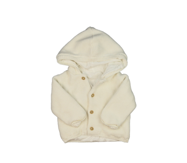 Smetanový svetr s bavlněnou podšívkou