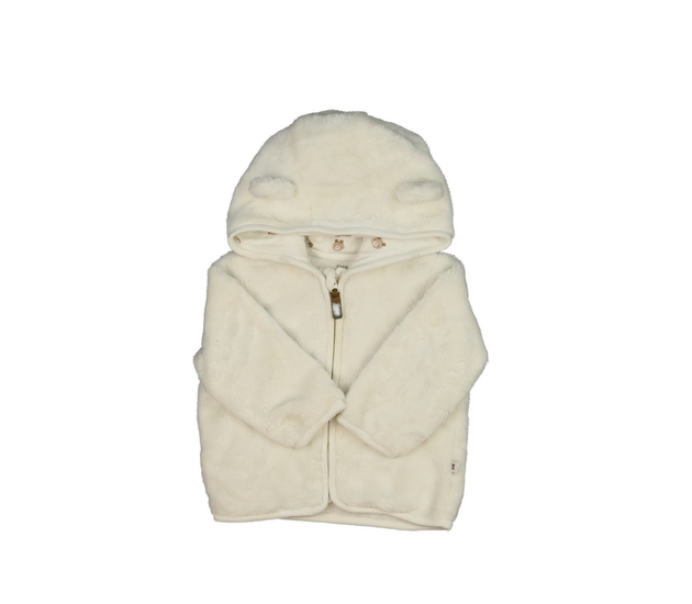 Smetanová chlupatá mikina F&F