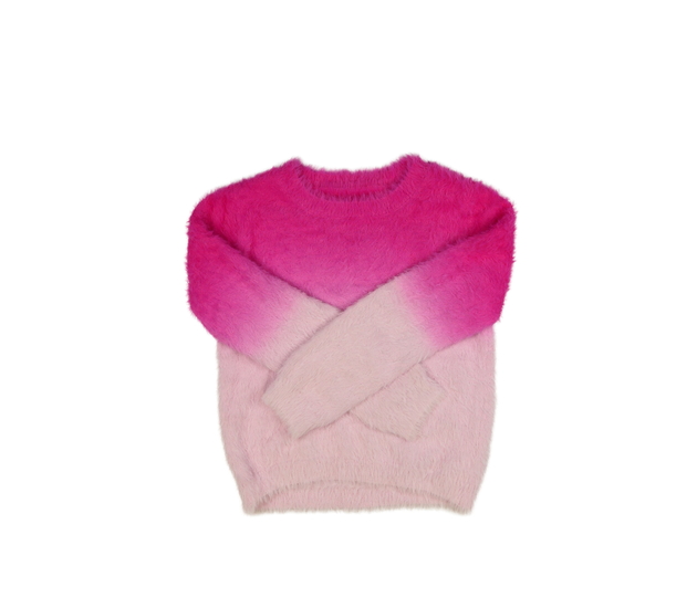 Růžový žinylkový svetr Nutmeg