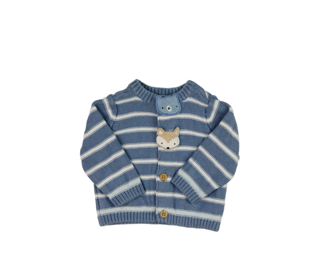 Modrý pruhovaný svetr Mothercare