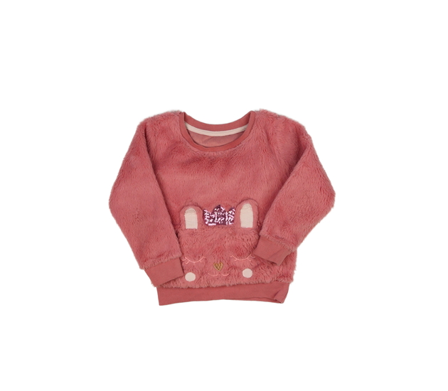 Růžová teplá mikina Nutmeg