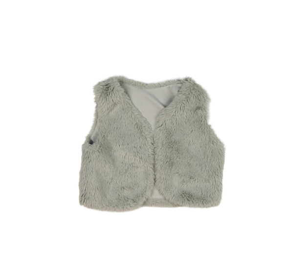 Šedé chlupaté bolerko Nutmeg