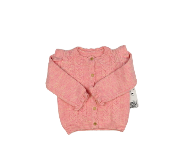 Nový růžový melírovaný svetr 