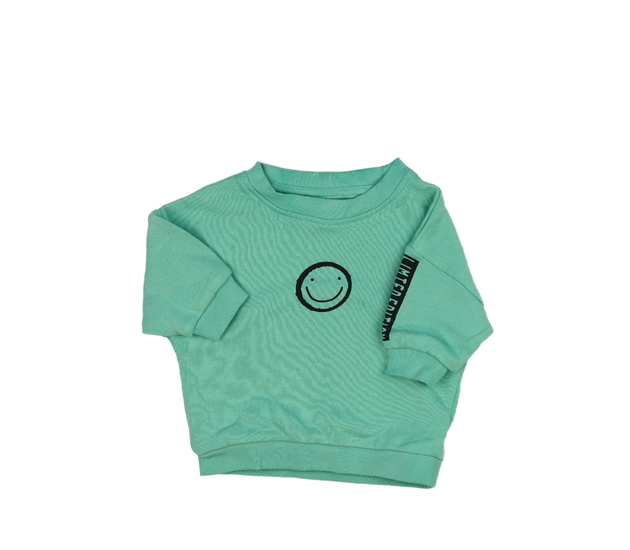 Zelená mikina se smajlíkem Next