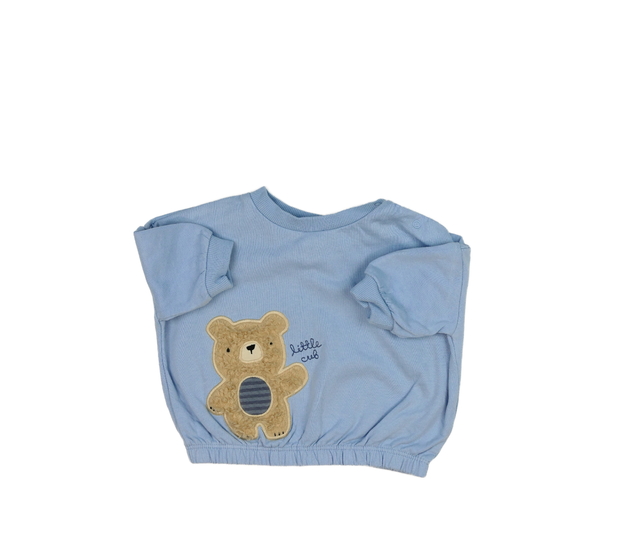 Modrá mikina s medvědem 