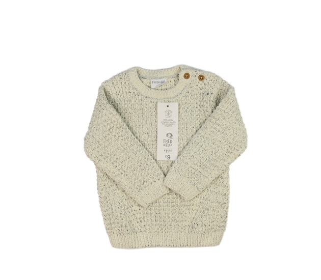 Nový světlý melírovaný svetr F&F