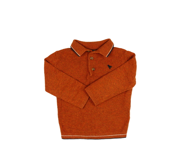 Hnědý svetr s límečkem Next