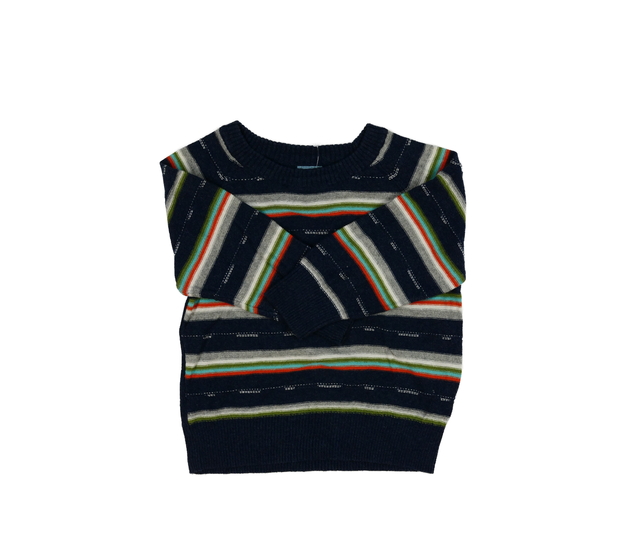 Modrý pruhovaný slabší svetr Gap