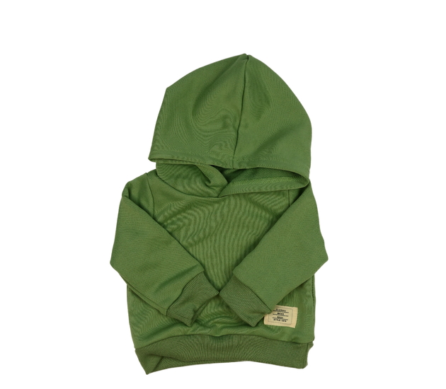 Zelená slabší mikina 