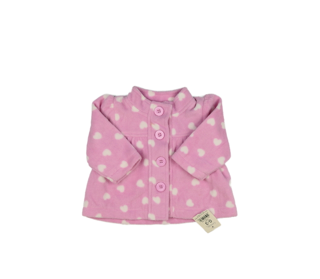 Nová růžová mikina se srdci George