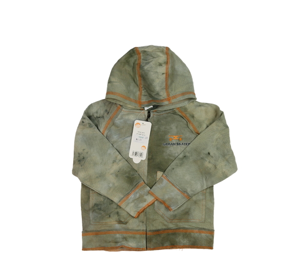 Nová zelená batikovaná mikina 