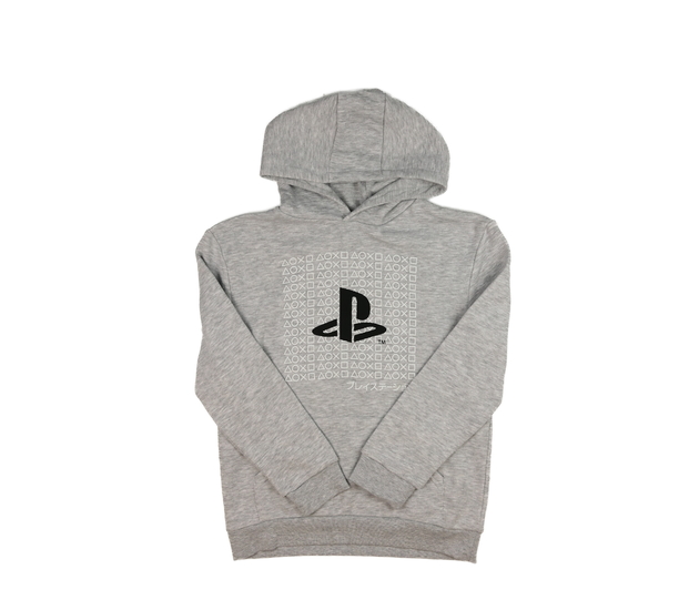 Šedá melírovaná mikina PlayStation Primark 