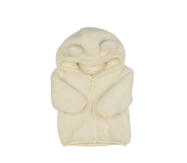 Krémová chlupatá mikina Next