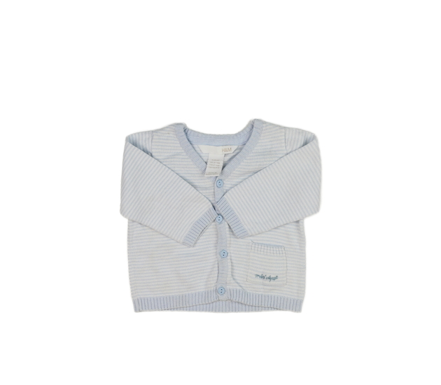 Modrý pruhovaný svetřík H&M