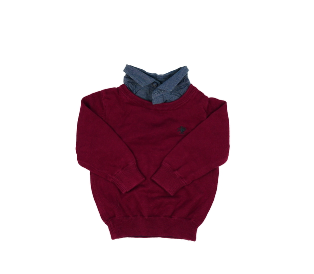 Bordo svetr s límečkem Next