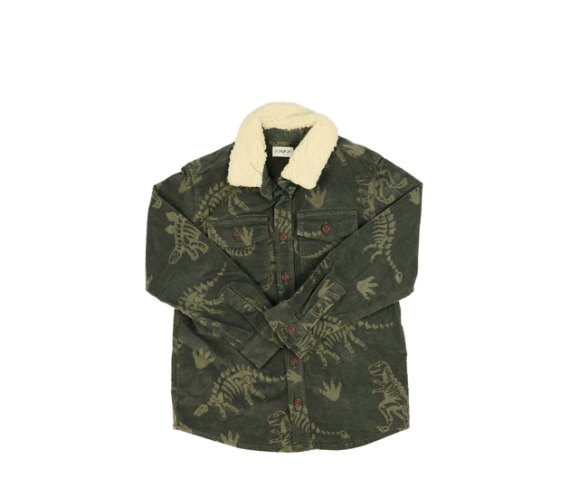 Zelený košilový kabátek F&F