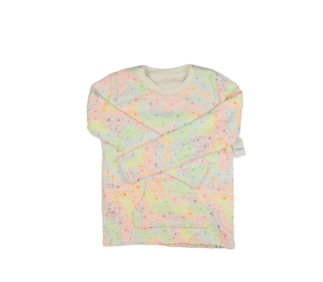 Nová bílá barevně vzorovaná mikina Nutmeg