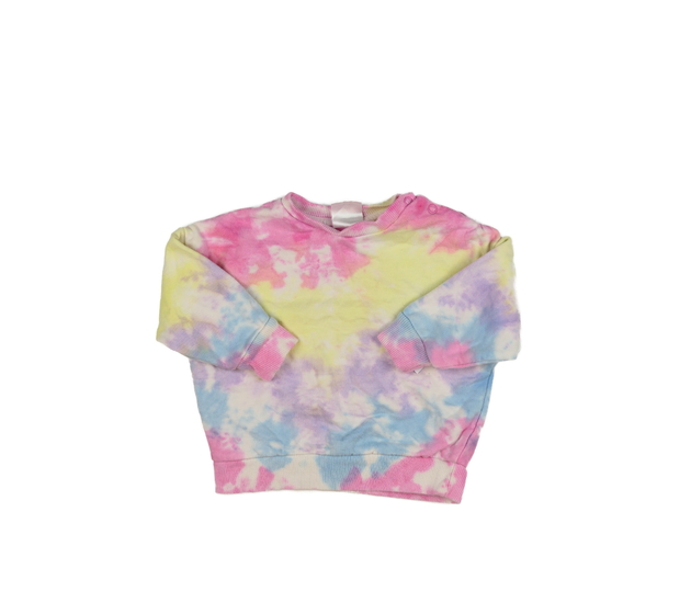 Barevně batikovaná mikina 