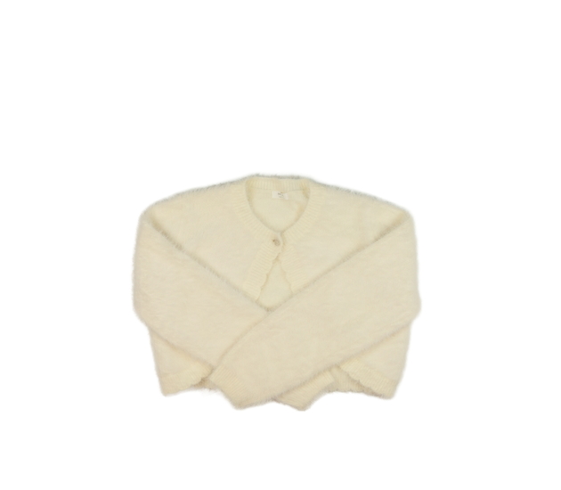 Krémové žinylkové bolerko Next