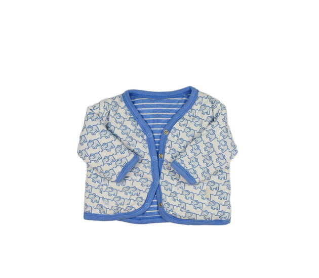 Modro-bílá mikina se slony Jojo Maman Bébé
