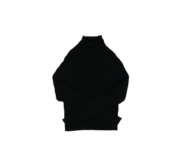 Černý crop rolák New Look